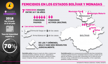 OVACEG: Informe de violencia armada con enfoque de género Bolívar y Monagas