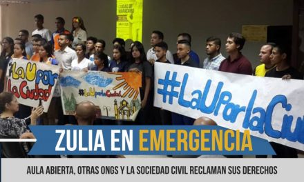 Aula Abierta, Sociedad Civil y el Movimiento Estudiantil de LUZ declaran al Zulia en emergencia humanitaria compleja y el colapso del Sistema Eléctrico Nacional.