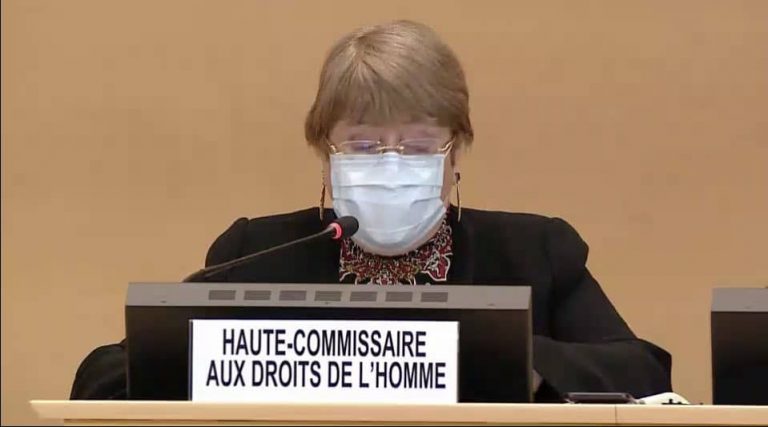 Discurso de la Alta Comisionada de las Naciones Unidas para los Derechos Humanos, Michelle Bachelet
