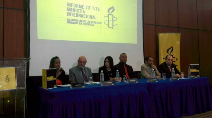 Informe Anual 2017/2018 de Amnistía Internacional sobre la emergencia humanitaria que afecta a Venezuela