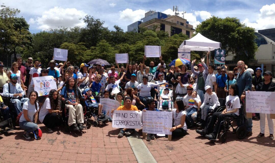 Personas con discapacidad exigieron respeto a sus derechos humanos