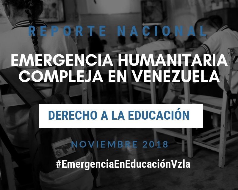 Reporte Nacional sobre el Derecho a la Educación en Venezuela