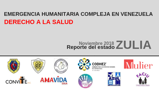 Reporte Nacional sobre el Derecho a la Salud en el estado Zulia