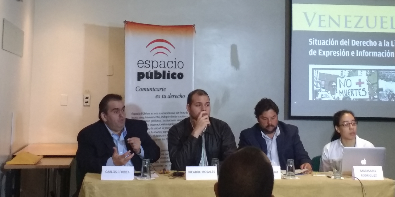 Espacio Público lanza su informe anual sobre el derecho a la libertad de expresión e información en Venezuela