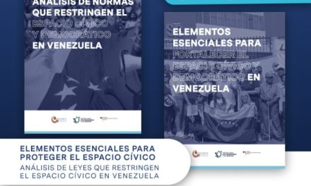 Elementos esenciales para fortalecer el espacio cívoco y democrático en Venezuela