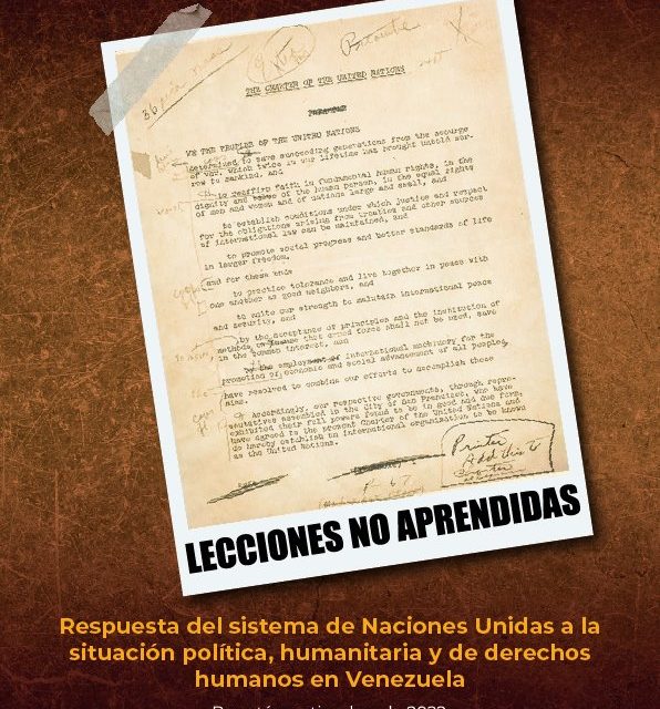 Alerta Venezuela / Informe Lecciones no aprendidas