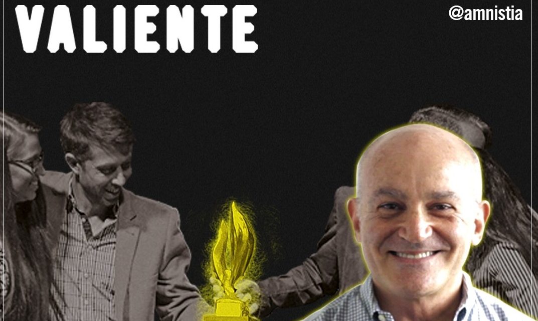 Amnistía Internacional reconoció a Feliciano Reyna con “la llama de la esperanza”