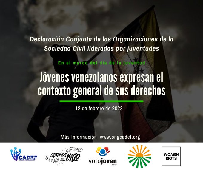 Jóvenes venezolanos expresan el contexto general de sus derechos