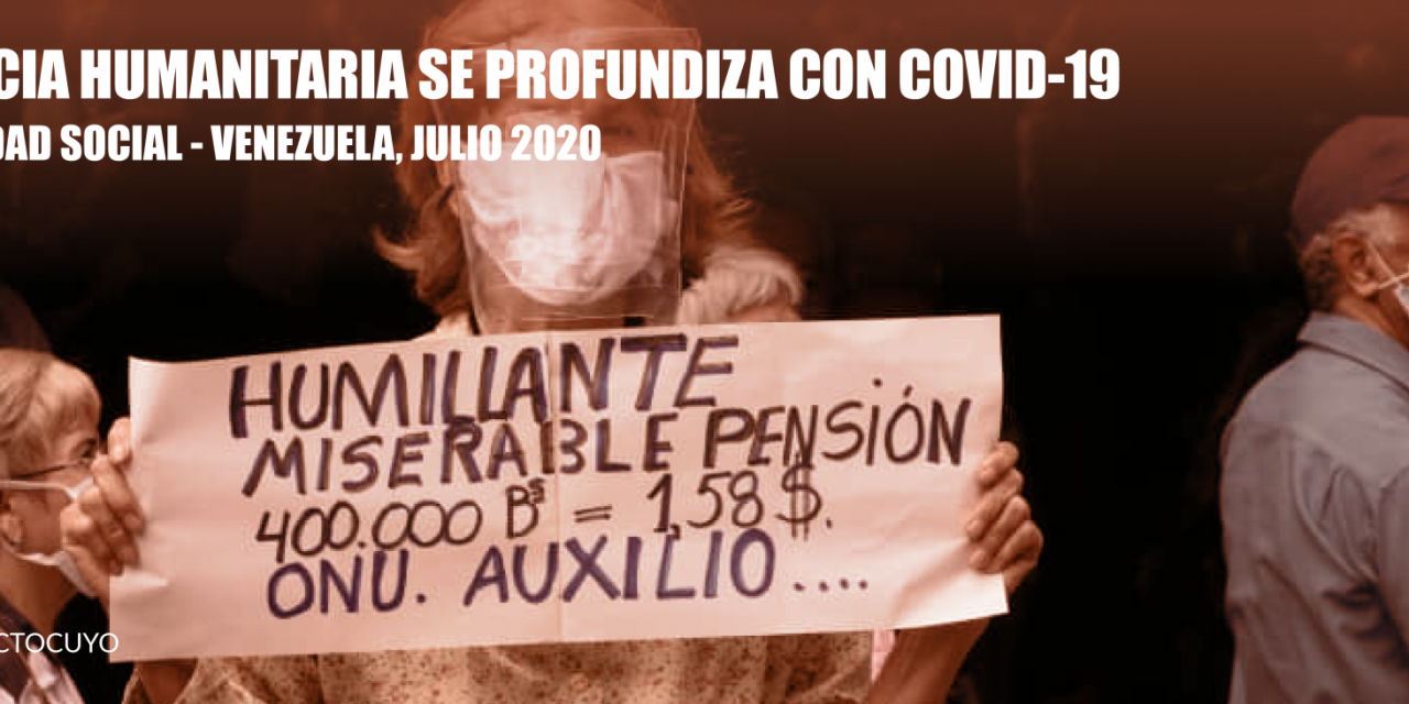 El Observatorio Venezolano de Conflictividad Social  registró 649 protestas en julio de 2020, equivalente a un promedio de 22 diarias.