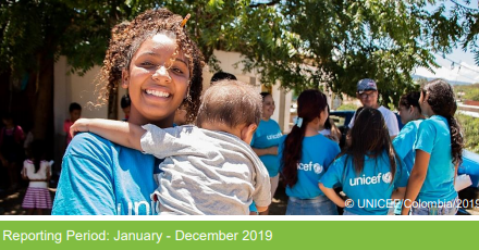 UNICEF estima que en 2020 1.9 millones de niñas y niños venezolanos migrantes necesitarán de asistencia humanitaria en varios países de la región