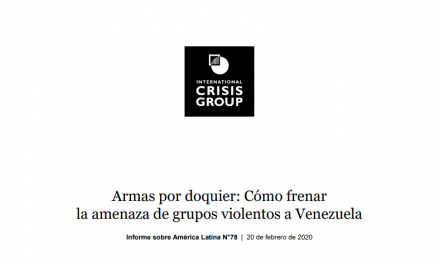 Informe Crisis Group: Armas por doquier: Cómo frenar la amenaza de grupos violentos a Venezuela