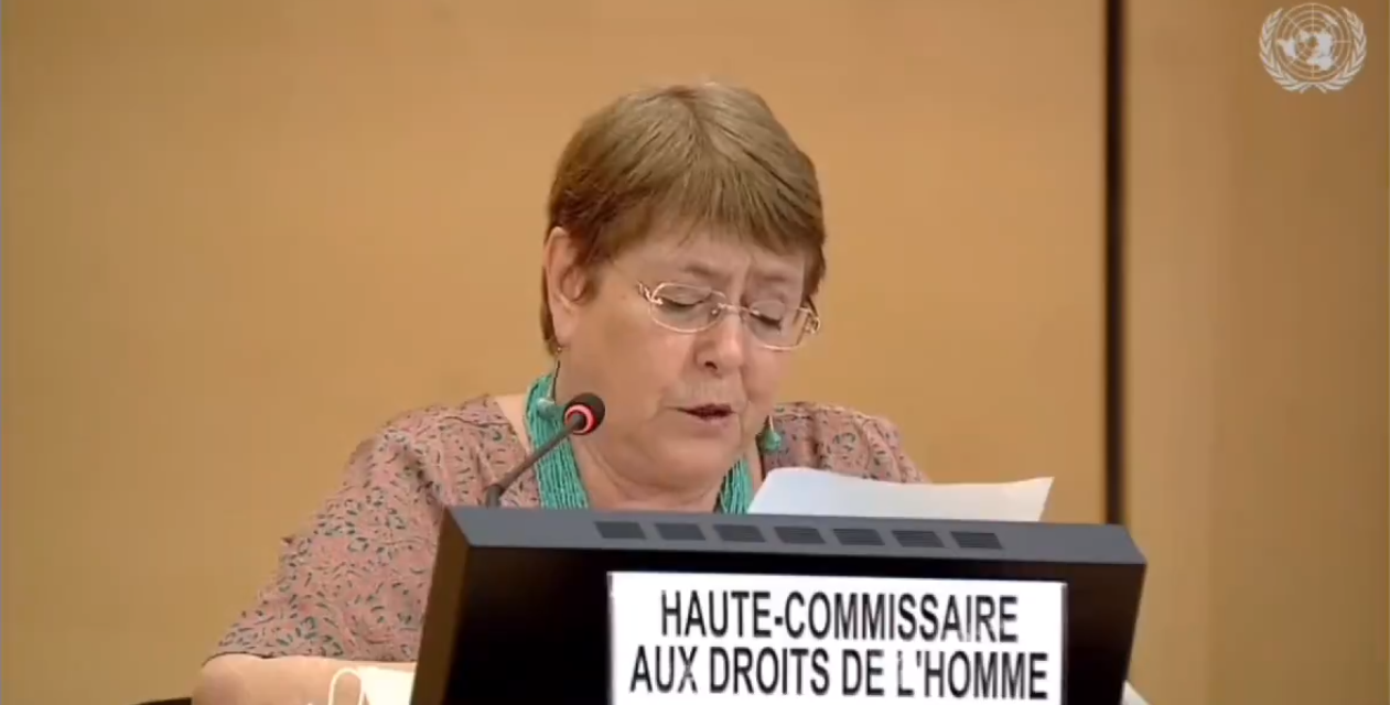 Alta Comisionada para los DDHH, Michelle Bachelet, presentó informe técnico sobre la situación de los DDHH en Venezuela entre junio de 2019 y mayo de 2020
