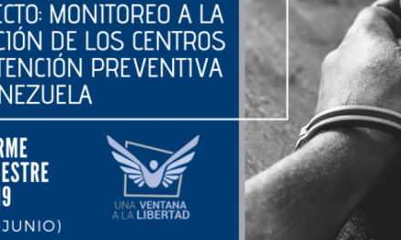 Informe Una Ventana a la Libertad: 149 presos murieron en calabozos policiales el primer semestre de 2019