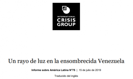 Crisis Group: «Un rayo de luz en la ensombrecida Venezuela»