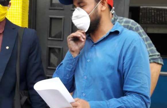 Rechazo a la detención arbitraria de Henderson Maldonado