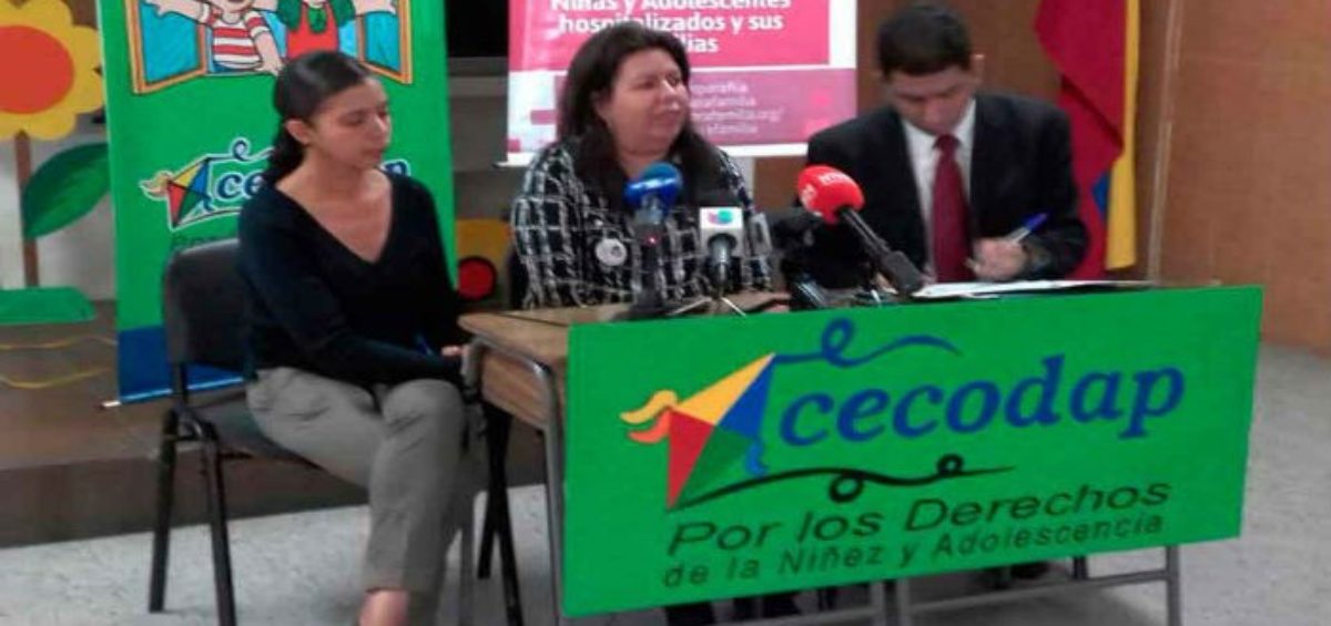Cecodap y Prepara Familia solicitan apoyo a la CIDH antes los riesgos y peligros de los niños y niñas del servicio  de nefrología del hospital  JM de los Ríos