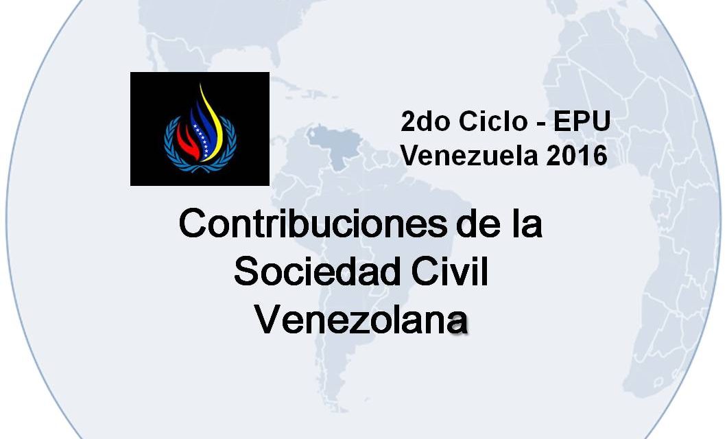 170 ONG del movimiento de DDHH autónomo contribuyeron con más de 50 informes al 2do examen en DDHH de Venezuela