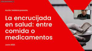 Acción Solidaria presentó informe «La encrucijada de la salud: entre comida o medicamentos»