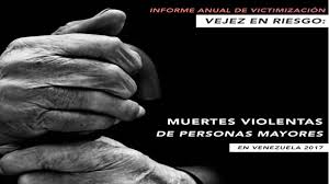 Convite / Informe de victimización 2019: “Muertes violentas de personas mayores en Venezuela”