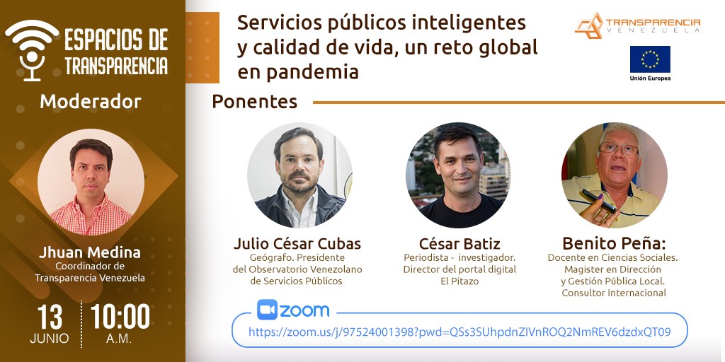 Transparencia Venezuela: Emergencia sanitaria por COVID-19 agudizó la crisis de los servicios públicos