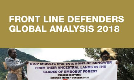 Análisis Global Front Line Defenders 2018