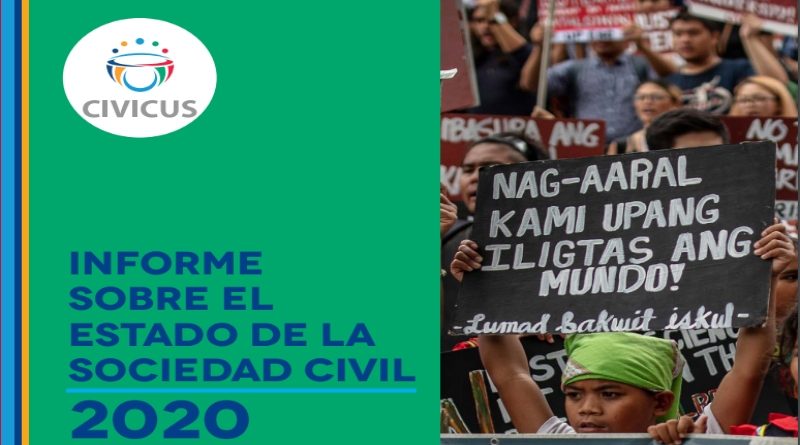 Civicus: Informe sobre el estado de la Sociedad Civil 2020