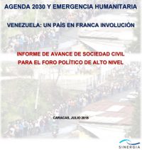 Informe Sinergia: Agenda 2030 y Emergencia Humanitaria. Venezuela, un país en franca involución