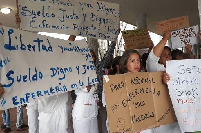 Tras tres meses de paro indefinido, enfermeros mantendrán la protesta por mejores condiciones